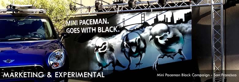 MARKETING & EXPERIMENTAL - Mini Paceman Black - San Francisco