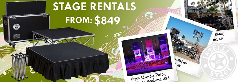 Stage Rentals from $849